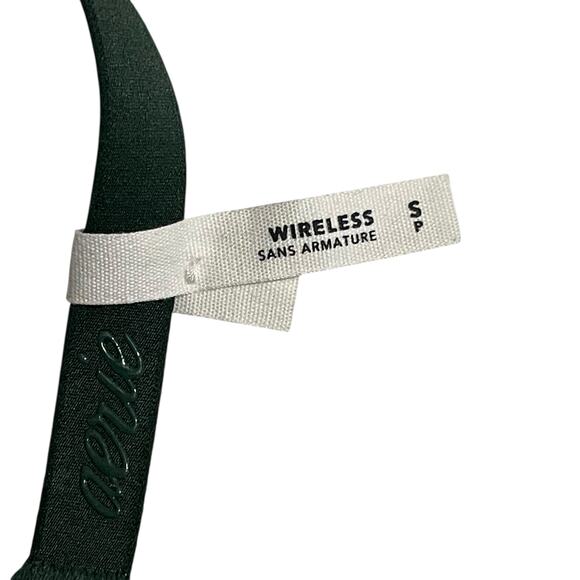 Aerie Womens Bra Size Small Green Smoothez Wireless Bralette Adjustable Straps - Picture 7 of 8